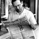 E dal 1945 cominci� a lavorare con la Rai. La sua prima opera fu l�originale radiofonico  �Da Lil� Marlene alla vittoria�, a cui segu� la sigla di �Settimana Incom�: il primo cinegiornale dopo il Fascismo che and� a sostituire il notiziario �Nuova Luce�